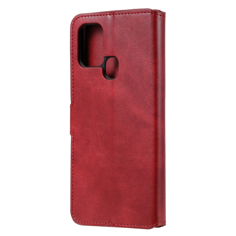 For Samsung Galaxy A21s Classic Calf Texture PU + TPU Horizontal Flip Leather Case, with Holder & Card Slots & Wallet
