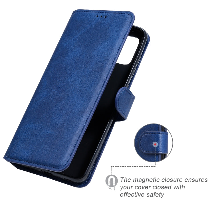 For Samsung Galaxy A21s Classic Calf Texture PU + TPU Horizontal Flip Leather Case, with Holder & Card Slots & Wallet