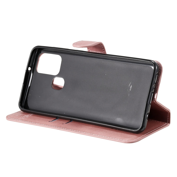 For Samsung Galaxy A21s Classic Calf Texture PU + TPU Horizontal Flip Leather Case, with Holder & Card Slots & Wallet