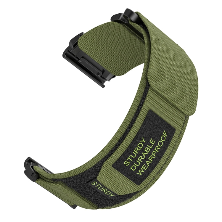 For Garmin MARQ Athlete Gen 2 22mm Two-Section Nylon Watch Band