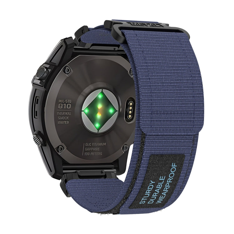 For Garmin MARQ Athlete Gen 2 22mm Two-Section Nylon Watch Band