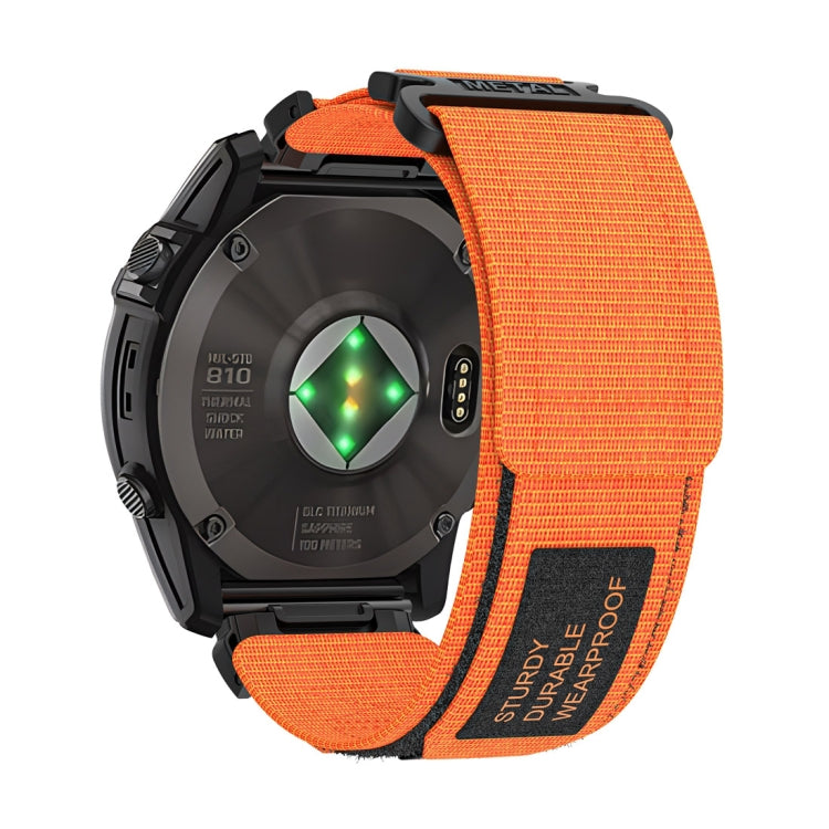 For Garmin Descent MK 2 26mm Two-Section Nylon Watch Band