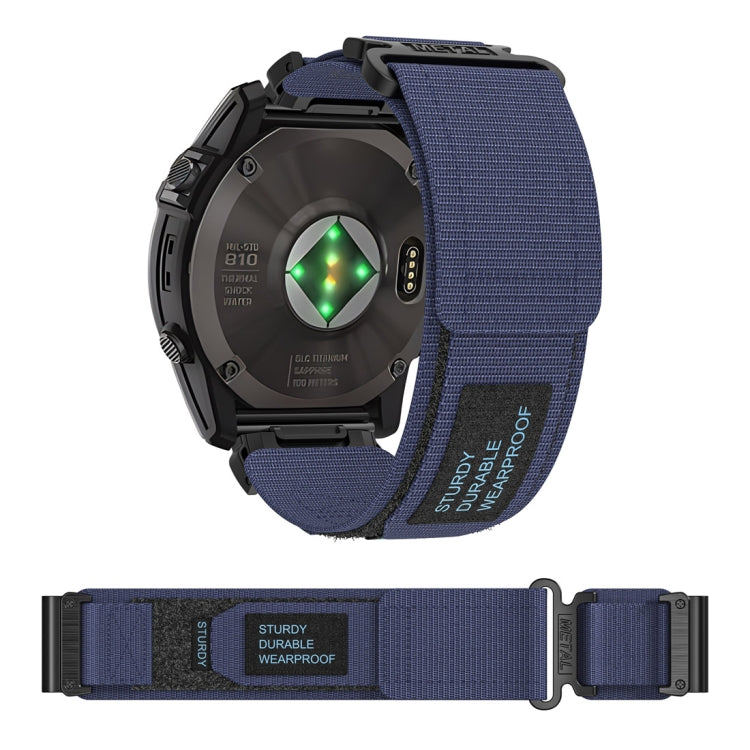 For Garmin Descent MK 2 26mm Two-Section Nylon Watch Band