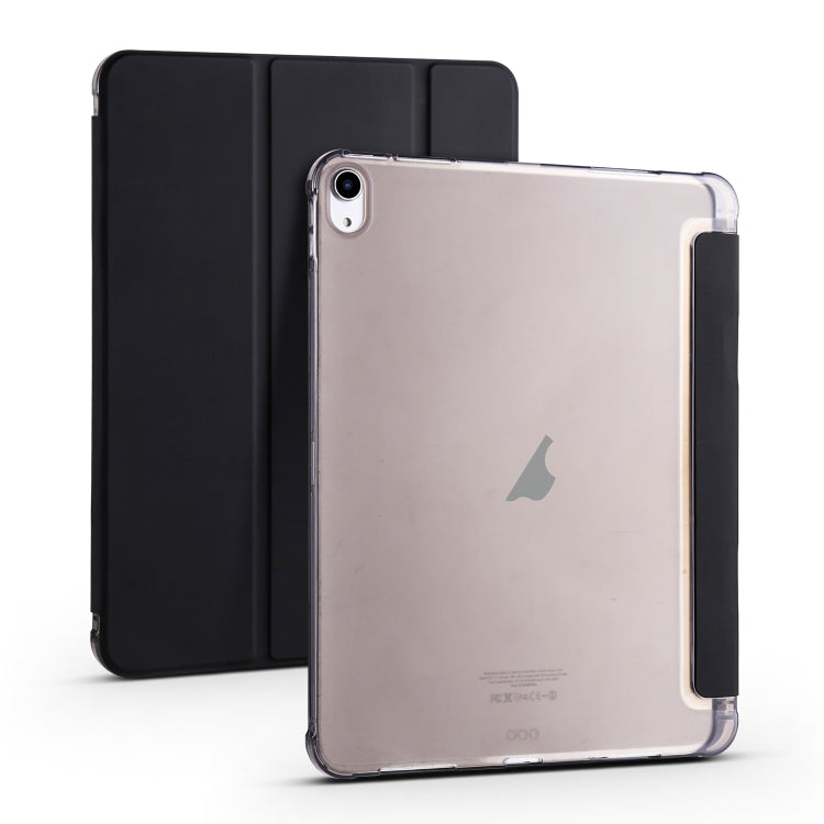 For iPad Air 11 2026 / 2025 / 2024 3-fold TPU Leather Smart Tablet Case with Pen Slot