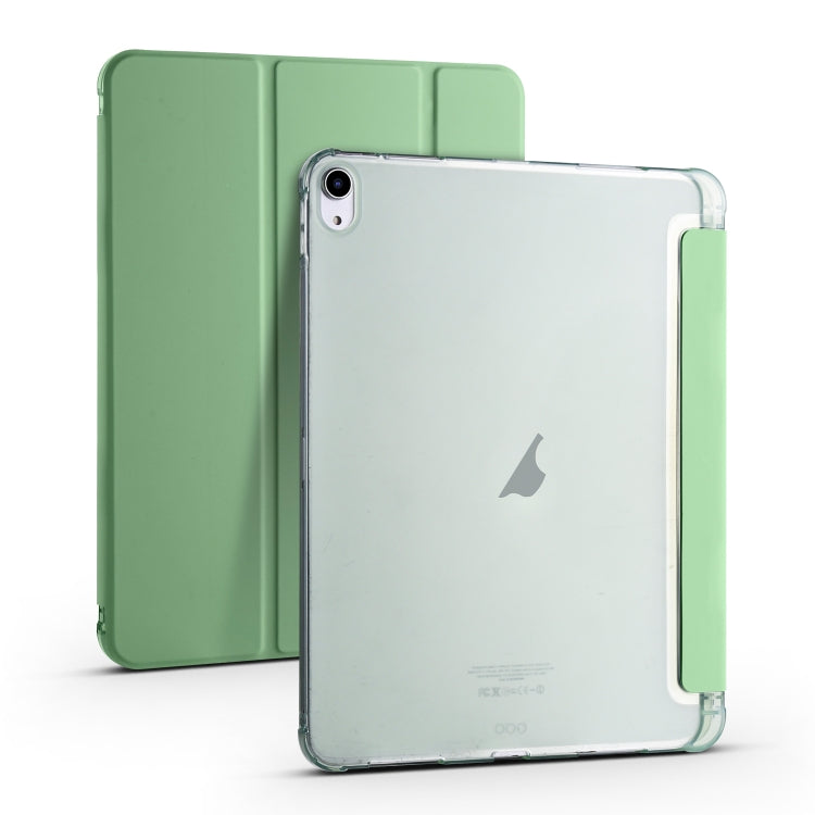 For iPad Air 11 2026 / 2025 / 2024 3-fold TPU Leather Smart Tablet Case with Pen Slot