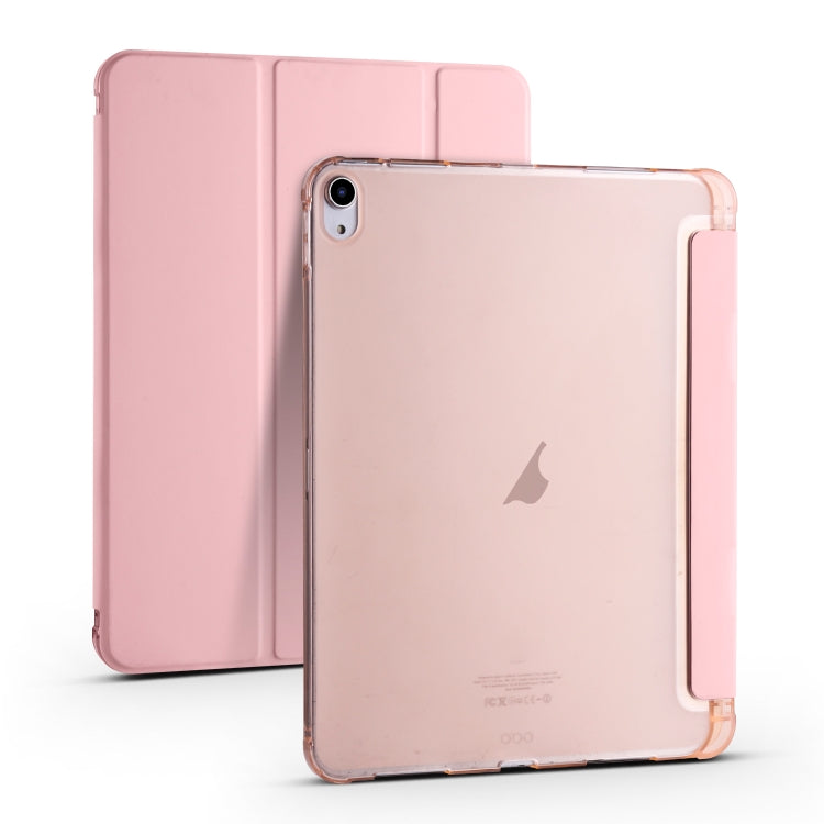 For iPad Air 11 2026 / 2025 / 2024 3-fold TPU Leather Smart Tablet Case with Pen Slot
