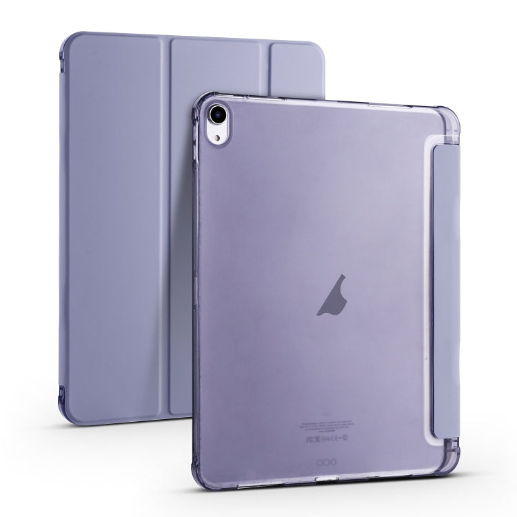 For iPad Air 11 2026 / 2025 / 2024 3-fold TPU Leather Smart Tablet Case with Pen Slot