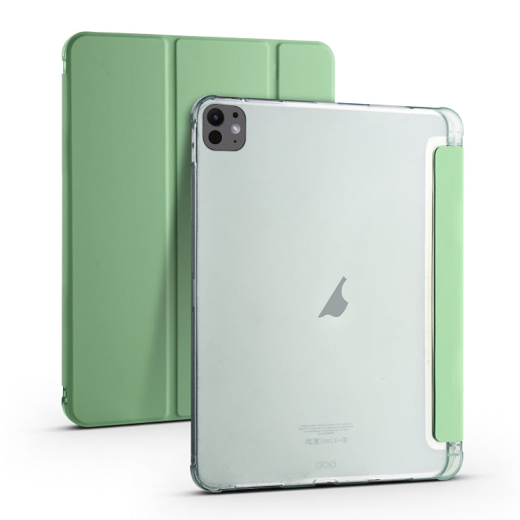For iPad Pro 13 2025 / 2024 3-fold TPU Leather Smart Tablet Case with Pen Slot