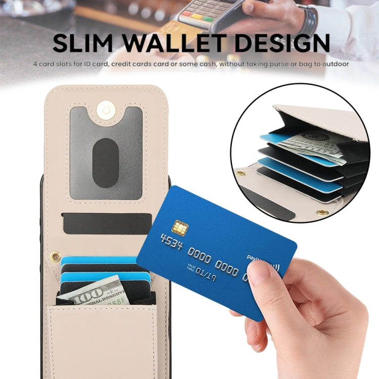 For Samsung Galaxy A55 5G YM015 Crossbody Rhombic Card Bag RFID Phone Case