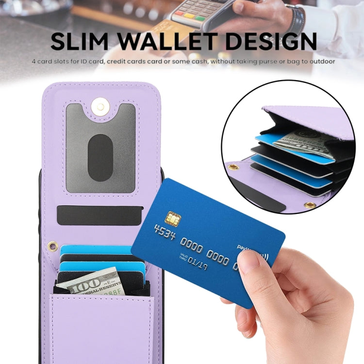 For Samsung Galaxy A55 5G YM015 Crossbody Rhombic Card Bag RFID Phone Case