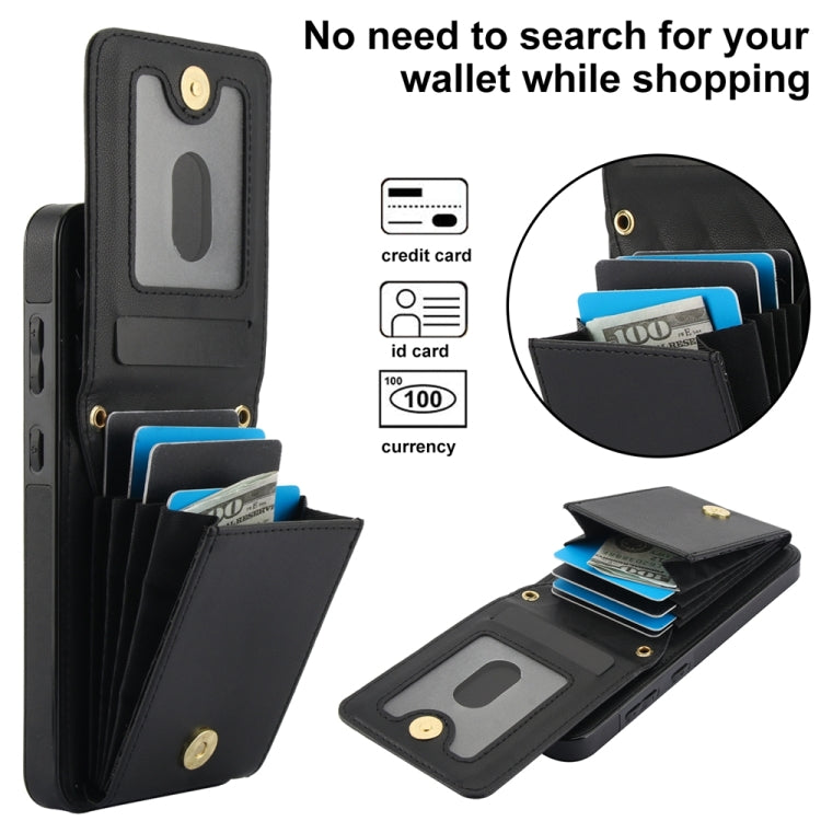 For Samsung Galaxy S24 5G YM015 Crossbody Rhombic Card Bag RFID Phone Case