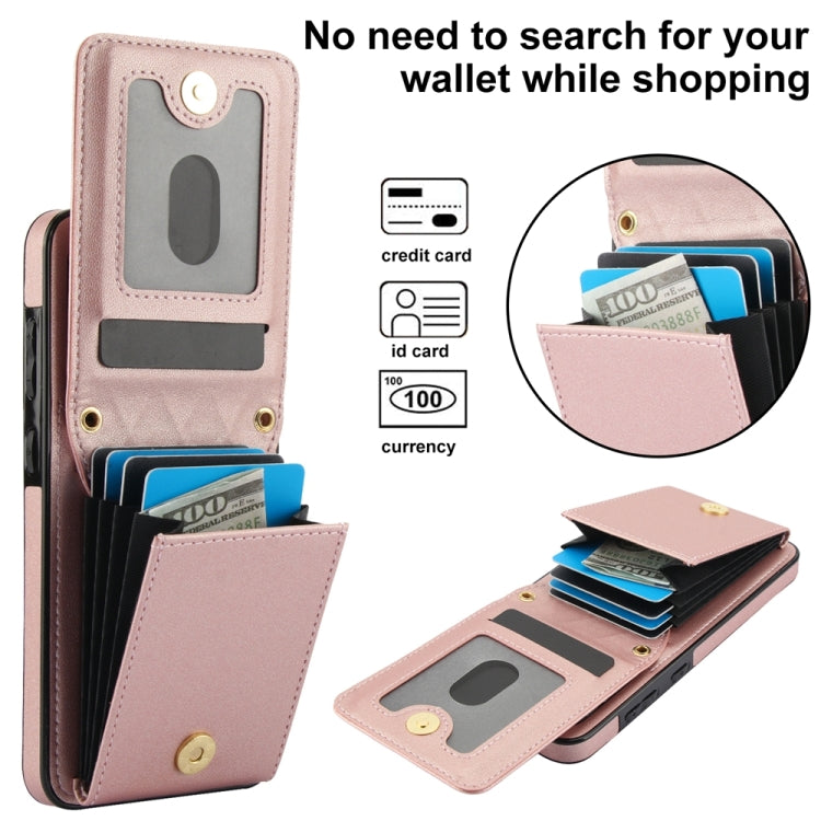 For Samsung Galaxy S24 5G YM015 Crossbody Rhombic Card Bag RFID Phone Case