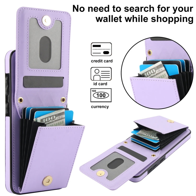 For Samsung Galaxy S24 5G YM015 Crossbody Rhombic Card Bag RFID Phone Case