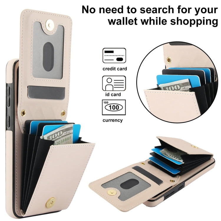 For Samsung Galaxy S23 5G YM015 Crossbody Rhombic Card Bag RFID Phone Case
