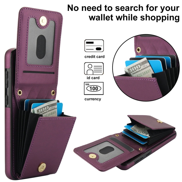 For Samsung Galaxy S23 5G YM015 Crossbody Rhombic Card Bag RFID Phone Case