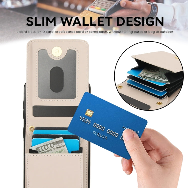 For Samsung Galaxy S21 5G YM015 Crossbody Rhombic Card Bag RFID Phone Case