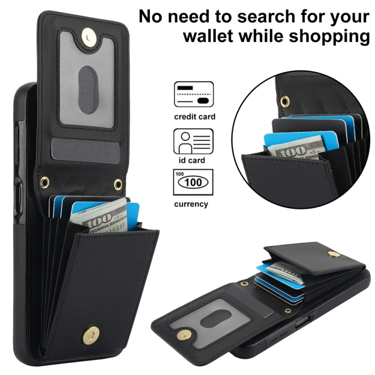 For Samsung Galaxy A14 4G / 5G YM015 Crossbody Rhombic Card Bag RFID Phone Case
