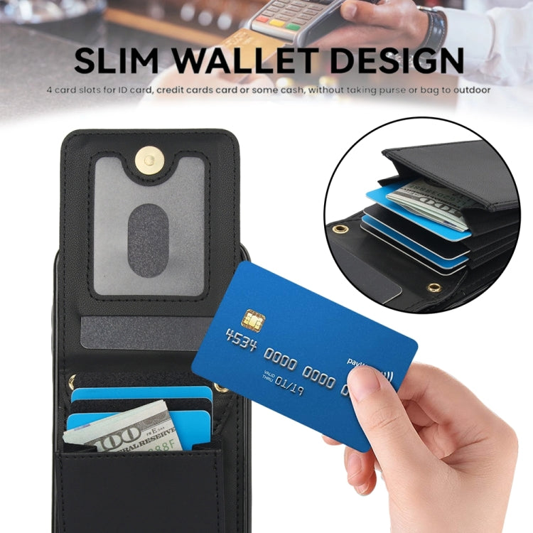 For Samsung Galaxy A14 4G / 5G YM015 Crossbody Rhombic Card Bag RFID Phone Case
