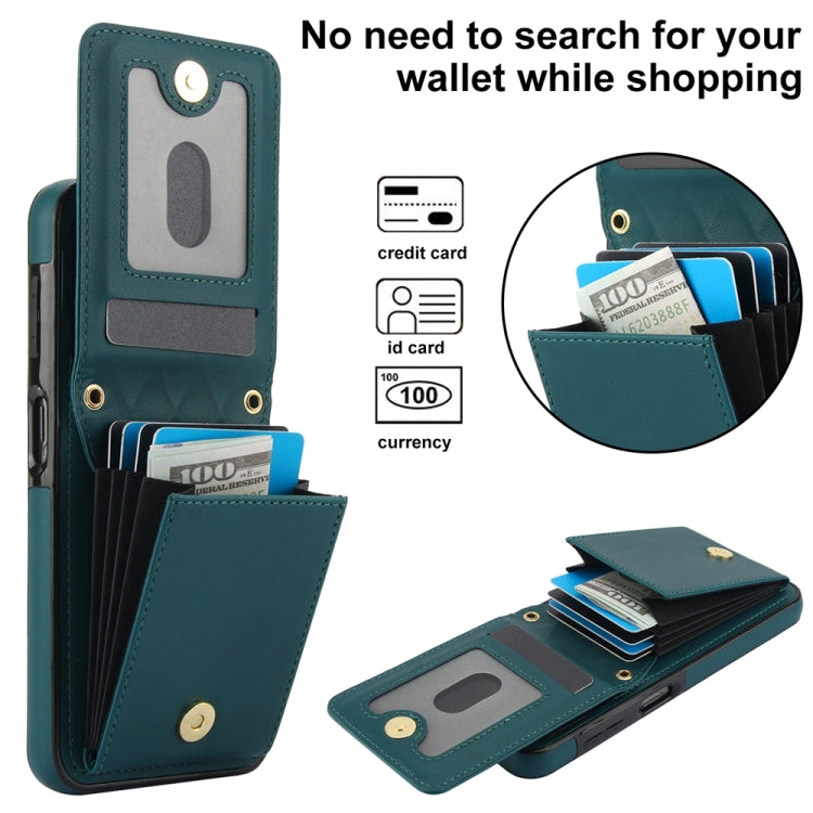 For Samsung Galaxy A14 4G / 5G YM015 Crossbody Rhombic Card Bag RFID Phone Case