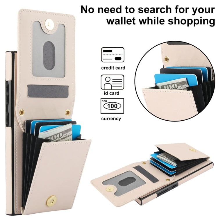 For Samsung Galaxy S23 Ultra 5G YM015 Crossbody Rhombic Card Bag RFID Phone Case