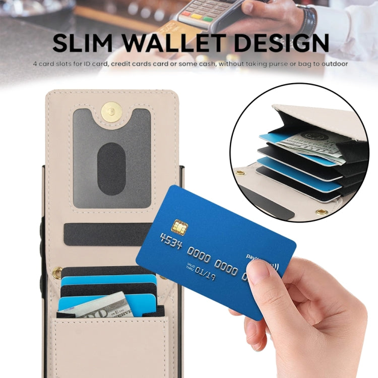 For Samsung Galaxy S24 Ultra 5G YM015 Crossbody Rhombic Card Bag RFID Phone Case