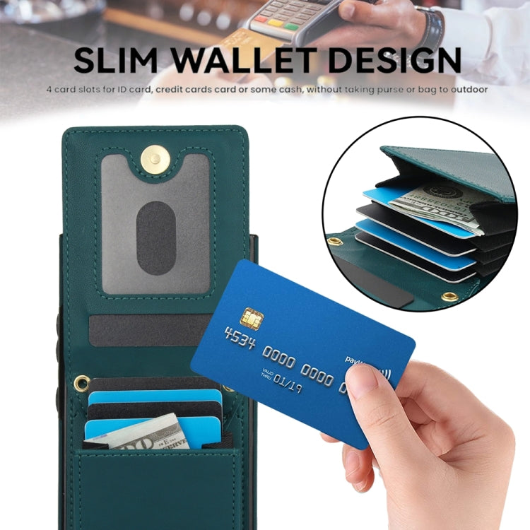 For Samsung Galaxy S24 Ultra 5G YM015 Crossbody Rhombic Card Bag RFID Phone Case