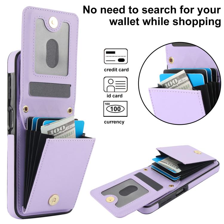 For Samsung Galaxy S25 5G YM015 Crossbody Rhombic Card Bag RFID Phone Case