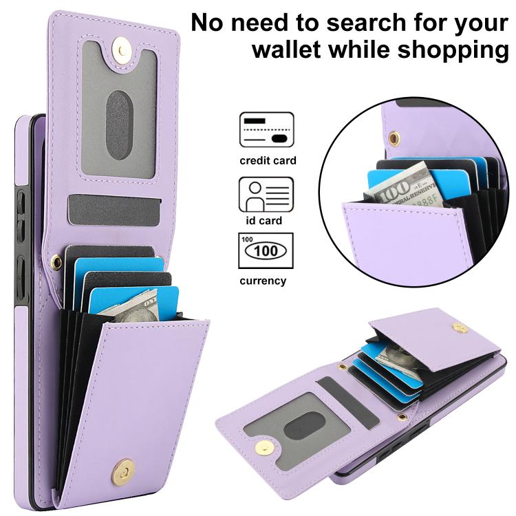 For Samsung Galaxy S25 Ultra 5G YM015 Crossbody Rhombic Card Bag RFID Phone Case