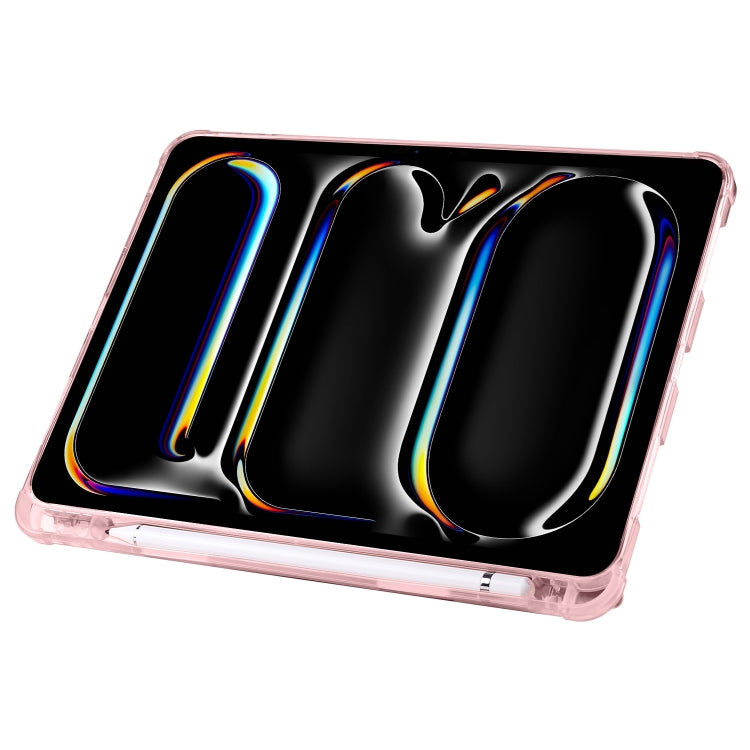 For iPad Pro 13 2025 / 2024 Multi-folding TPU Leather Smart Tablet Case with Pen Slot