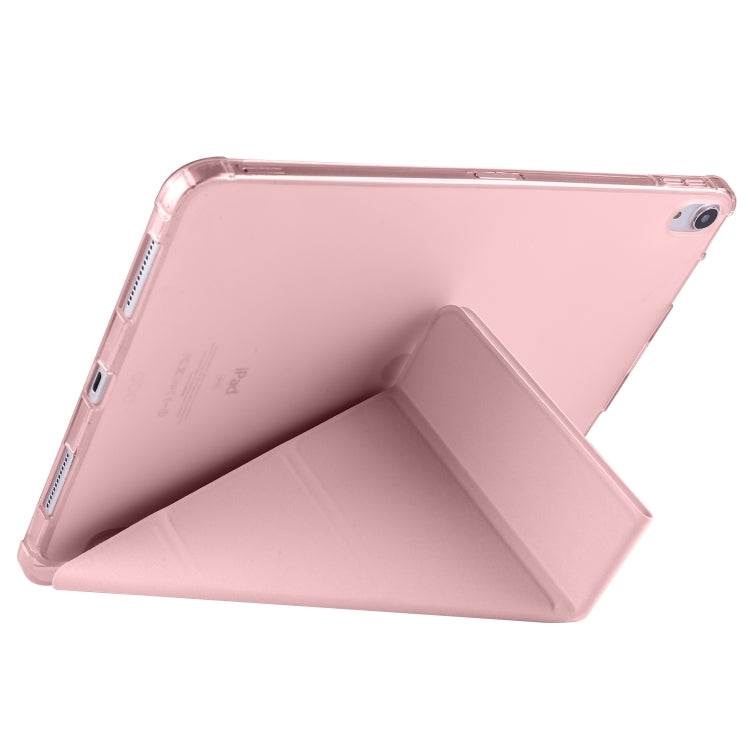For iPad Pro 13 2025 / 2024 Multi-folding TPU Leather Smart Tablet Case with Pen Slot