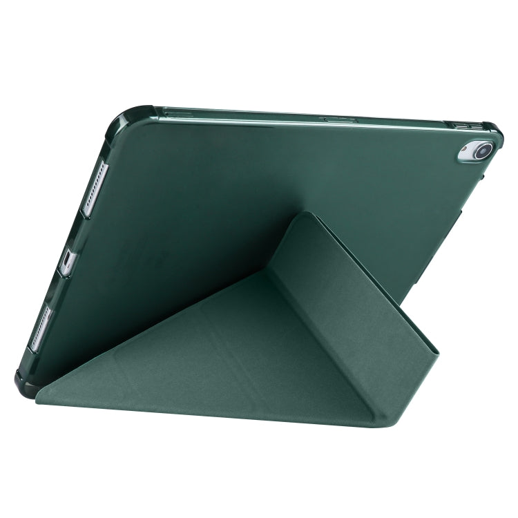 For iPad Pro 13 2025 / 2024 Multi-folding TPU Leather Smart Tablet Case with Pen Slot