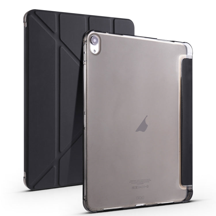 For iPad Air 11 2026 / 2025 / 2024 Multi-folding TPU Leather Smart Tablet Case with Pen Slot