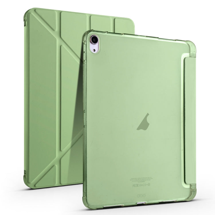 For iPad Air 11 2026 / 2025 / 2024 Multi-folding TPU Leather Smart Tablet Case with Pen Slot