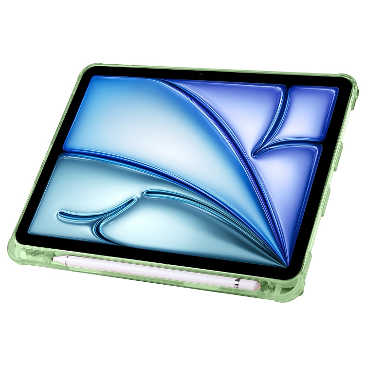 For iPad Air 11 2026 / 2025 / 2024 Multi-folding TPU Leather Smart Tablet Case with Pen Slot