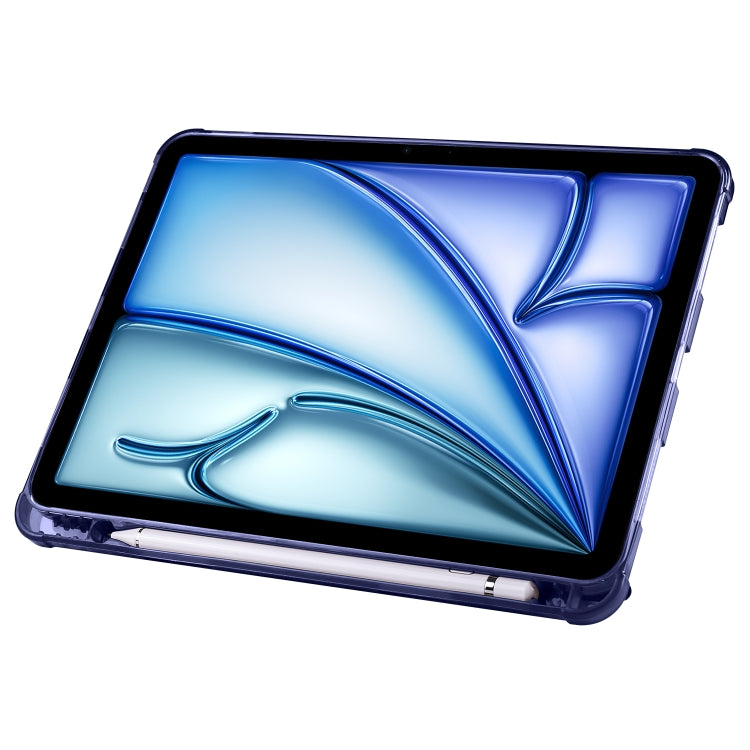 For iPad Air 11 2026 / 2025 / 2024 Multi-folding TPU Leather Smart Tablet Case with Pen Slot