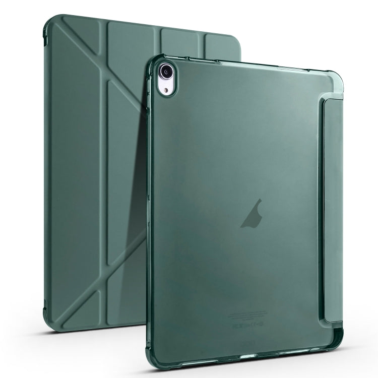 For iPad Air 11 2026 / 2025 / 2024 Multi-folding TPU Leather Smart Tablet Case with Pen Slot