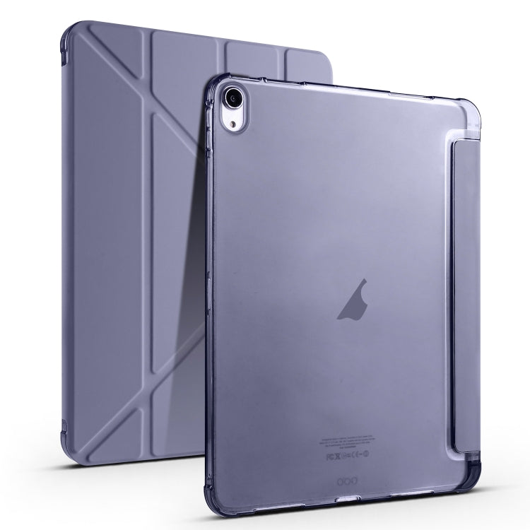 For iPad Air 11 2026 / 2025 / 2024 Multi-folding TPU Leather Smart Tablet Case with Pen Slot