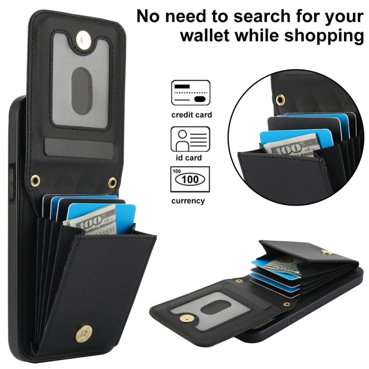 For iPhone 11 Pro Max YM015 Crossbody Rhombic Card Bag RFID Phone Case