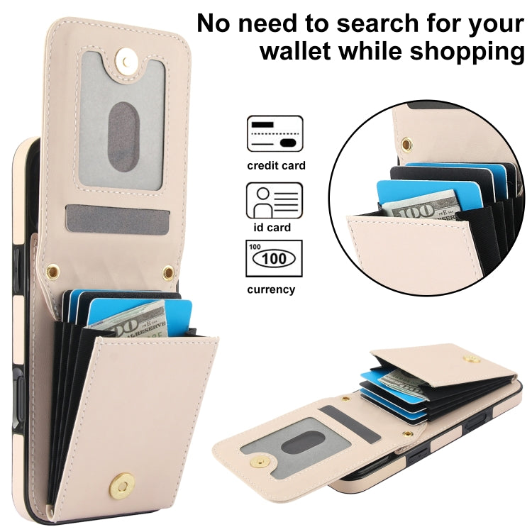 For iPhone 16 YM015 Crossbody Rhombic Card Bag RFID Phone Case