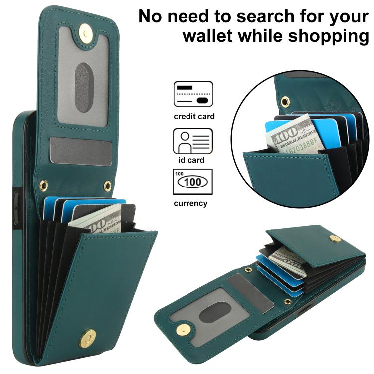 For iPhone 16e / 17e YM015 Crossbody Rhombic Card Bag RFID Phone Case
