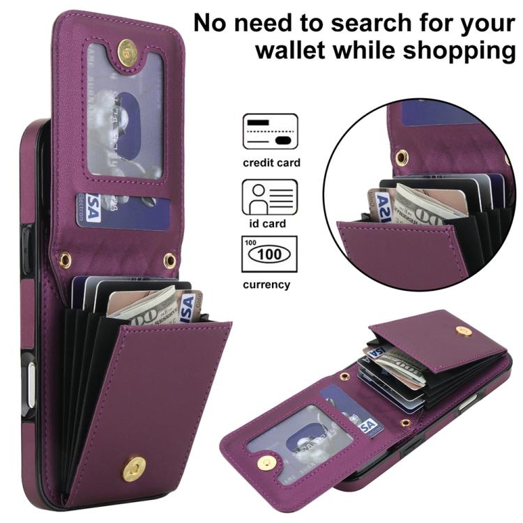 For iPhone 17 Pro Max YM015 Crossbody Rhombic Card Bag RFID Phone Case