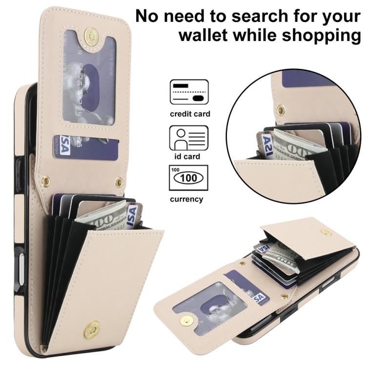 For iPhone 17 Pro YM015 Crossbody Rhombic Card Bag RFID Phone Case
