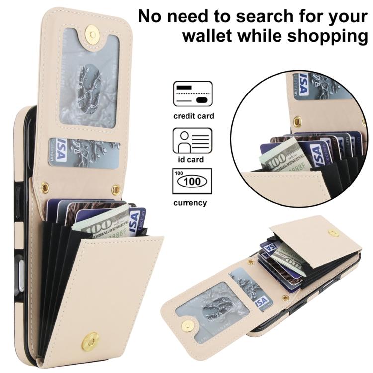 For iPhone 17 YM015 Crossbody Rhombic Card Bag RFID Phone Case