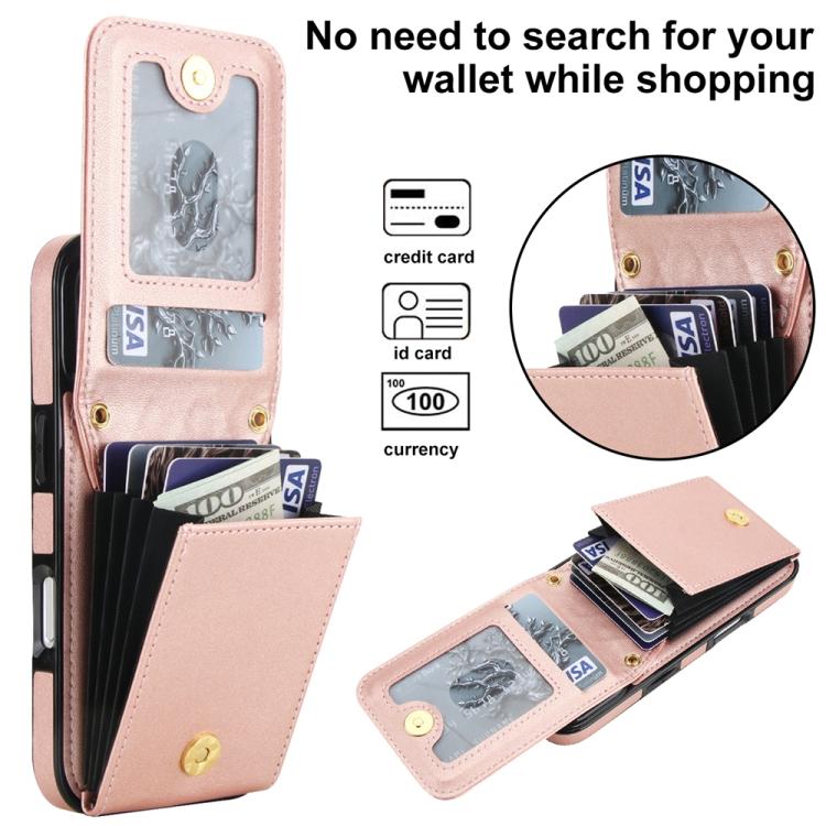 For iPhone 17 YM015 Crossbody Rhombic Card Bag RFID Phone Case