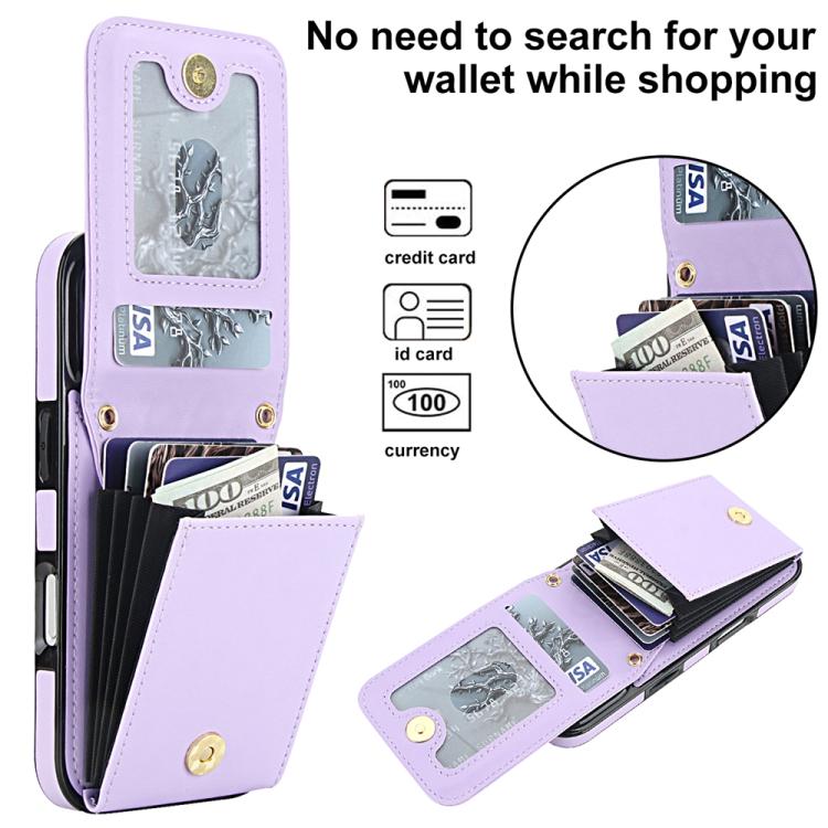 For iPhone 17 YM015 Crossbody Rhombic Card Bag RFID Phone Case