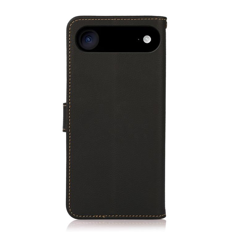 For iPhone Air KHAZNEH Custer Genuine Leather RFID Phone Case