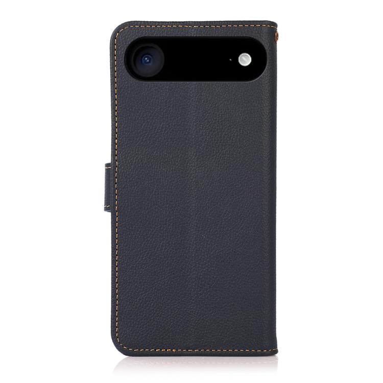 For iPhone Air KHAZNEH Custer Genuine Leather RFID Phone Case