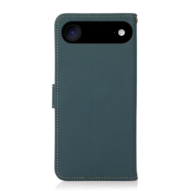 For iPhone Air KHAZNEH Custer Genuine Leather RFID Phone Case