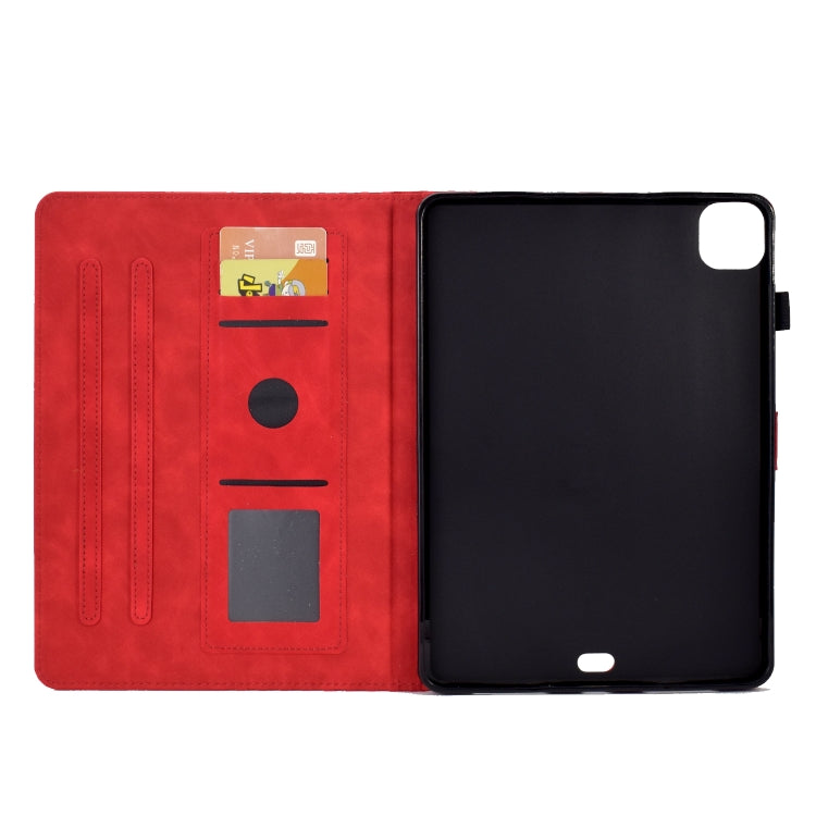 For iPad Pro 11 2025 / 2024 Rhombus Embossed Leather Tablet Case