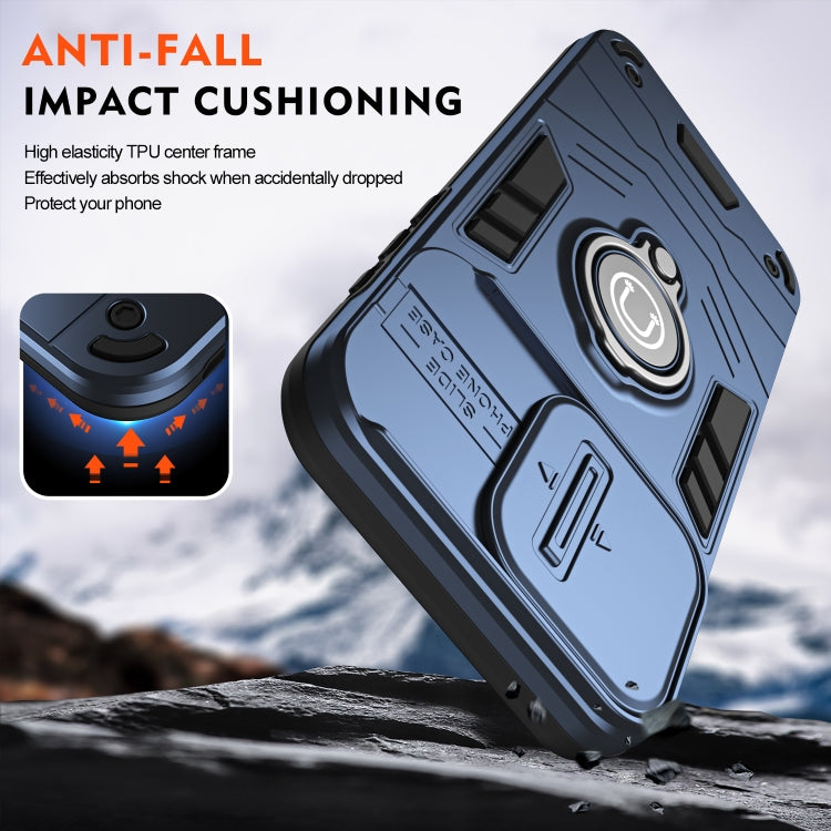 For iPhone 15 Pro Max Camshield Ring Holder Phone Case